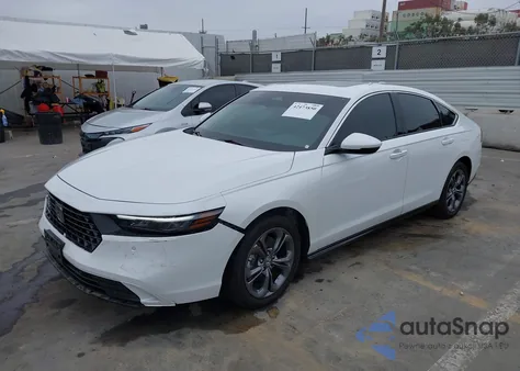 2024 Honda Accord Hybrid Exl from USA, damaged, VIN 1HGCY2F63RA083090